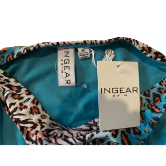 INGEAR SWIM, STRING BINKIN BOTTOMS, SIZE XL, ANIMAL PRINT - Picture 3 of 4